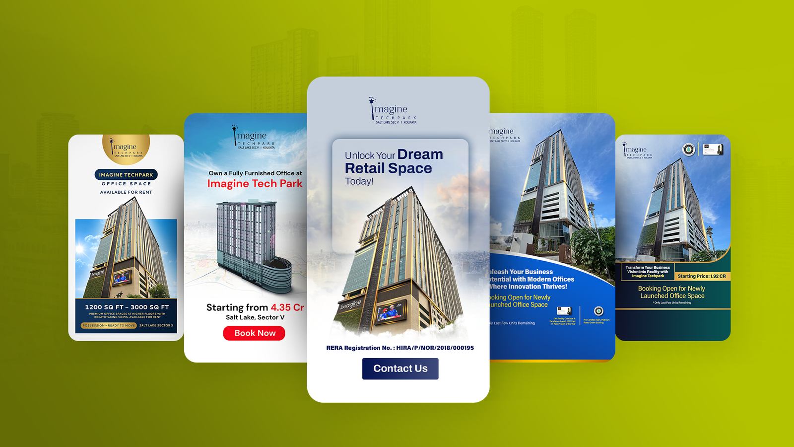 Imaginetechpark commercial space ads