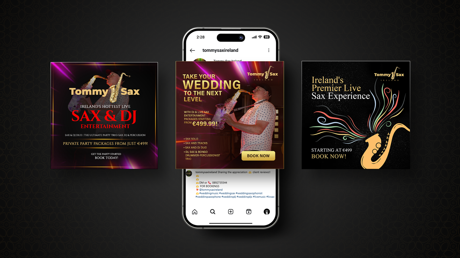 Dj Tommy Sax ireland meta ads lead generation