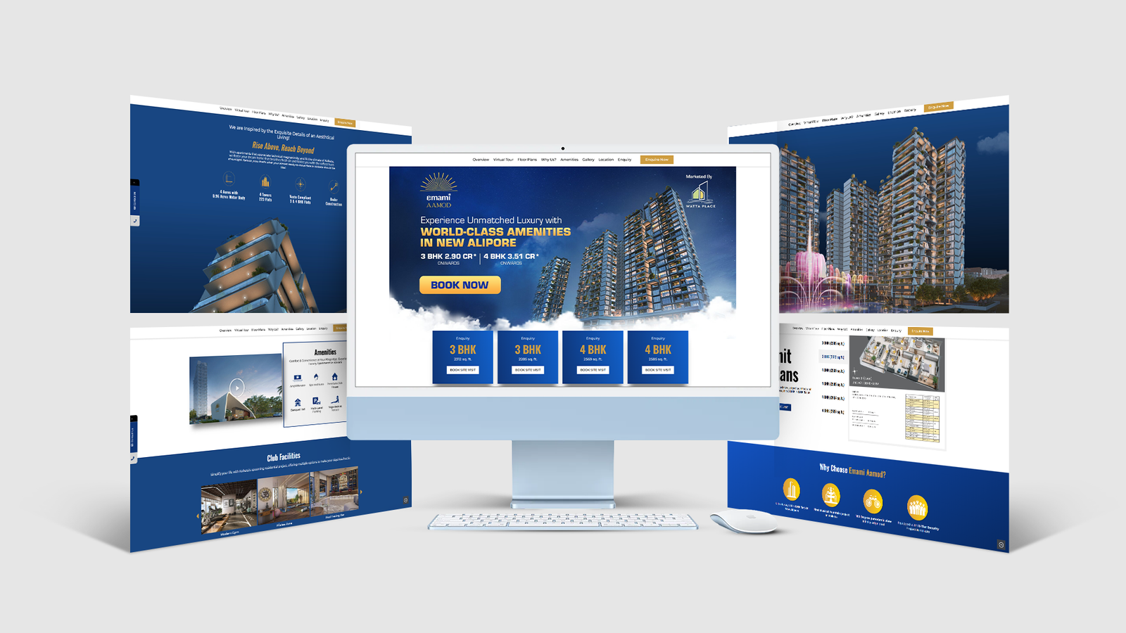 Emami Aamod Residential Property - Website for ads Banner