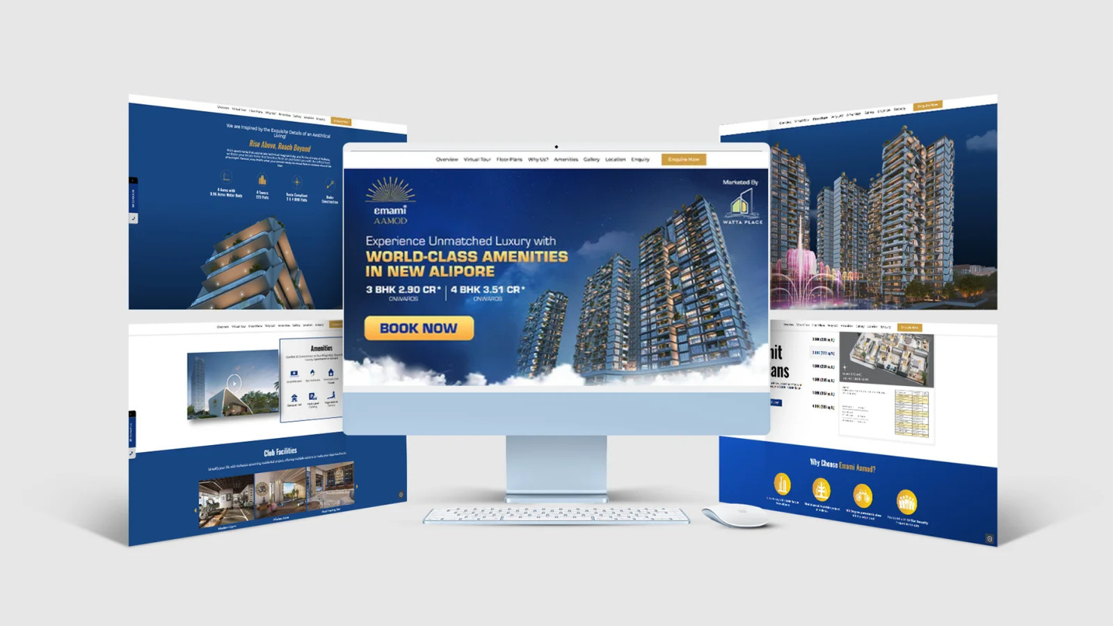 Emami Aamod Residential Property - Website for ads-lead generation