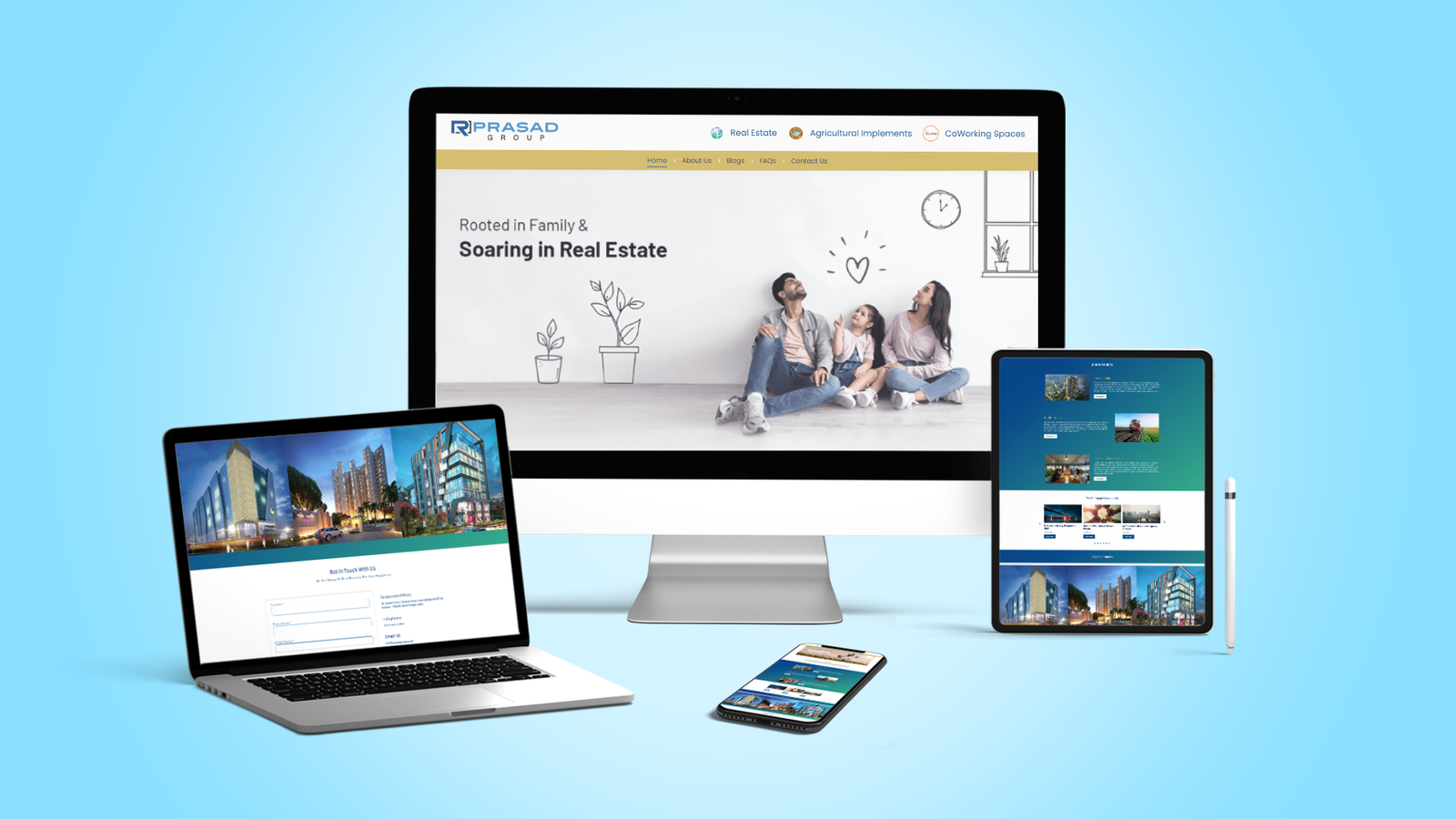 r-prasad-banner-real-estate-website